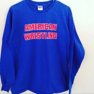 🤼‍♂️🤼‍♂️American Wrestling long sleeve t shirt